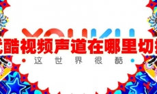 优酷视频声道在哪里切换