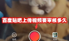 百度贴吧上传视频要审核多久