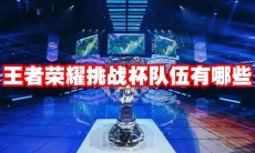 王者荣耀挑战杯队伍有哪些