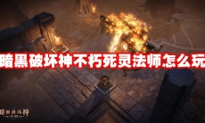 暗黑破坏神不朽死灵法师怎么玩
