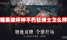 暗黑破坏神不朽狂骑士怎么样