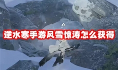 逆水寒手游风雪惊涛怎么获得