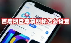 百度网盘尊享图标怎么设置