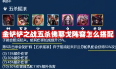 金铲铲之战五杀佛耶戈阵容怎么搭配