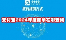 支付宝2024年度账单在哪查询
