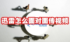 迅雷怎么面对面传视频