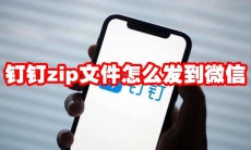 钉钉zip文件怎么发到微信