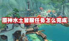 原神水土暂服任务怎么完成