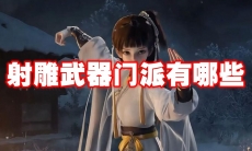 射雕武器门派有哪些