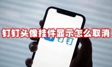 钉钉头像挂件显示怎么取消