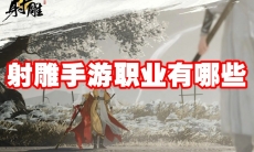 射雕手游职业有哪些