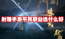 射雕手游平民职业选什么好
