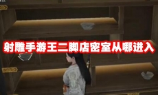 射雕手游王二脚店密室从哪进入