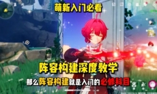 鸣潮新手前期开荒阵容怎么搭配