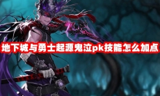 地下城与勇士起源鬼泣pk技能怎么加点