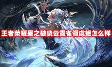 王者荣耀星之破晓云霓雀翎虞姬怎么样