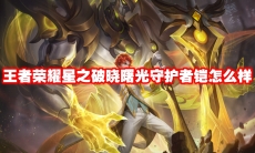 王者荣耀星之破晓曙光守护者铠怎么样