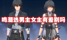 鸣潮选男主女主有差别吗