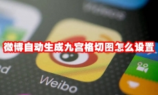微博自动生成九宫格切图怎么设置