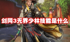 剑网3无界少林技能是什么