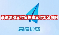 高德地图支付宝免密支付怎么解绑