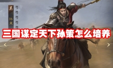 三国谋定天下孙策怎么培养