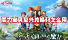 魔力宝贝复兴兑换码怎么用