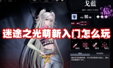 迷途之光萌新入门怎么玩