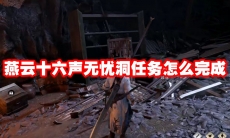 燕云十六声无忧洞任务怎么完成