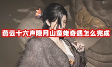 燕云十六声隐月山童姥奇遇怎么完成