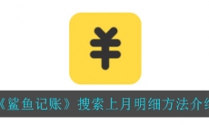 鲨鱼记账搜索上月明细方法