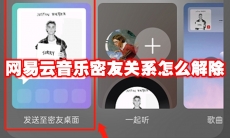 网易云音乐密友关系怎么解除