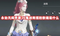永劫无间手游2b兔迦南捏脸数据是什么