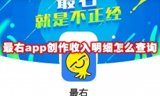 最右app创作收入明细怎么查询