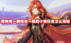 原神有一群围在一起的小狗任务怎么完成