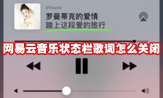 网易云音乐状态栏歌词怎么关闭