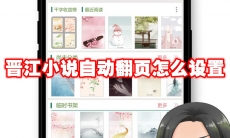 晋江小说自动翻页怎么设置