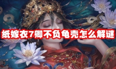 纸嫁衣7卿不负龟壳怎么解谜