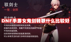 DNF手游女鬼剑转职什么比较好