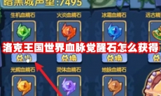 洛克王国世界血脉觉醒石怎么获得