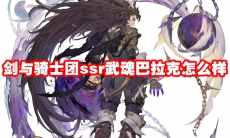 剑与骑士团ssr武魂巴拉克怎么样