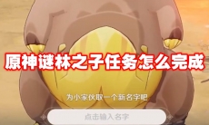 原神谜林之子任务怎么完成