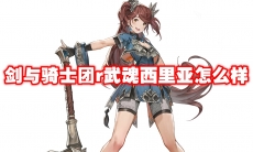 剑与骑士团r武魂西里亚怎么样