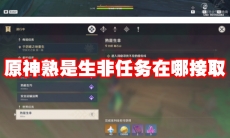 原神熟是生非任务在哪接取