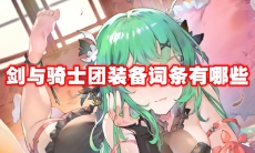剑与骑士团装备词条有哪些