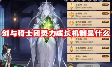 剑与骑士团灵力成长机制是什么