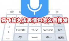 讯飞输入法表情包怎么直接发
