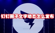 钉钉圈子文字动态怎么发布