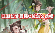 江湖如梦最强C位怎么选择