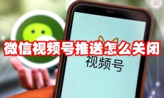 微信视频号推送怎么关闭